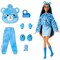 Barbie Cutie Reveal Care Bears Series Doll & Accessories Set with Grumpy Bear Costume & 10 Surprises Including Color Change & Mini Bear